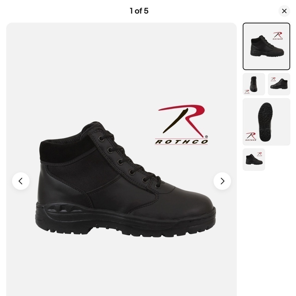 Rothco Forced Entry 6" Composite Toe Tactical Boots